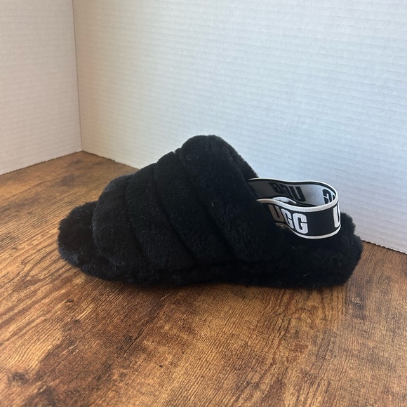 New Black Fluff yeah Slides size 6 - Picture 5 of 5